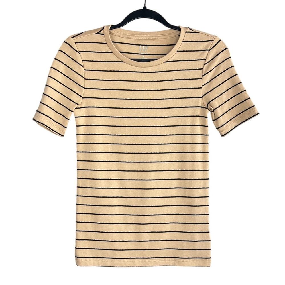 Gap Modal Blend Striped Modern Tee Size S